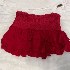 Free people brand new red crop top